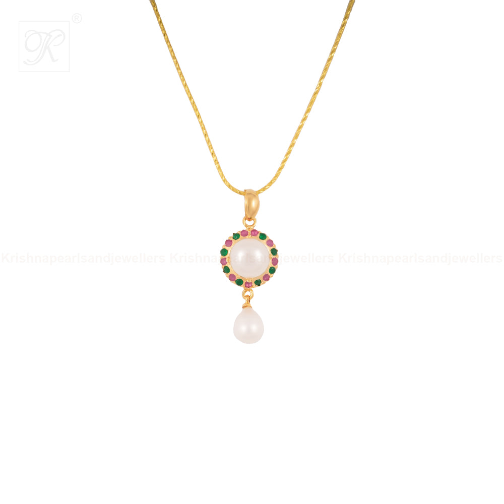 Royal Radiance Pearl & Gemstone Set | Krishna Pearls and Jewellers