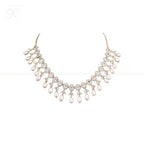 Royal Cascade Drop Pearl Necklace Set | Krishna Pearls and Jewellers