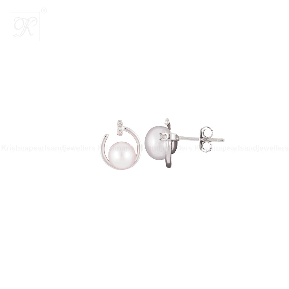 Pearl Tops with CZ Accents Freshwater Pearl | Krishna Pearls and Jewellers