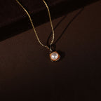 Classic Freshwater Pearl Pendant & Stud Earrings Set