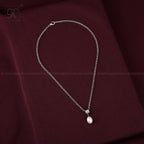 Lustrous Drop: White Pearl Pendant Fancy | Krishna Pearls and Jewellers