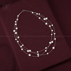 Floating Elegance: Illusion fancy string | Krishna Pearls and Jewellers
