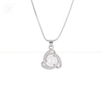 Pearl Halo Tri-Loop Set Freshwater Pearl | Krishna Pearls and Jewellers