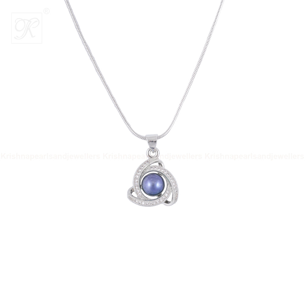 Midnight Swirl Black Pearl Set Freshwater | Krishna Pearls and Jewellers