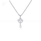 Regal Elegance White Pearl Jewelry Set | Krishna Pearls and Jewellers