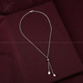Dual Drop Grace: Adjustable Fancy string — view 1 — pearl jewellery — Krishna Pearls Hyderabad