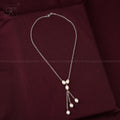 Pearl Drape: Layered Drop Fancy string with — view 1 — pearl jewellery — Krishna Pearls Hyderabad