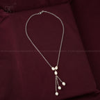 Pearl Drape: Layered Drop Fancy string with | Krishna Pearls and Jewellers