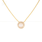 Golden Circle Elegance Pearl Pendant & | Krishna Pearls and Jewellers