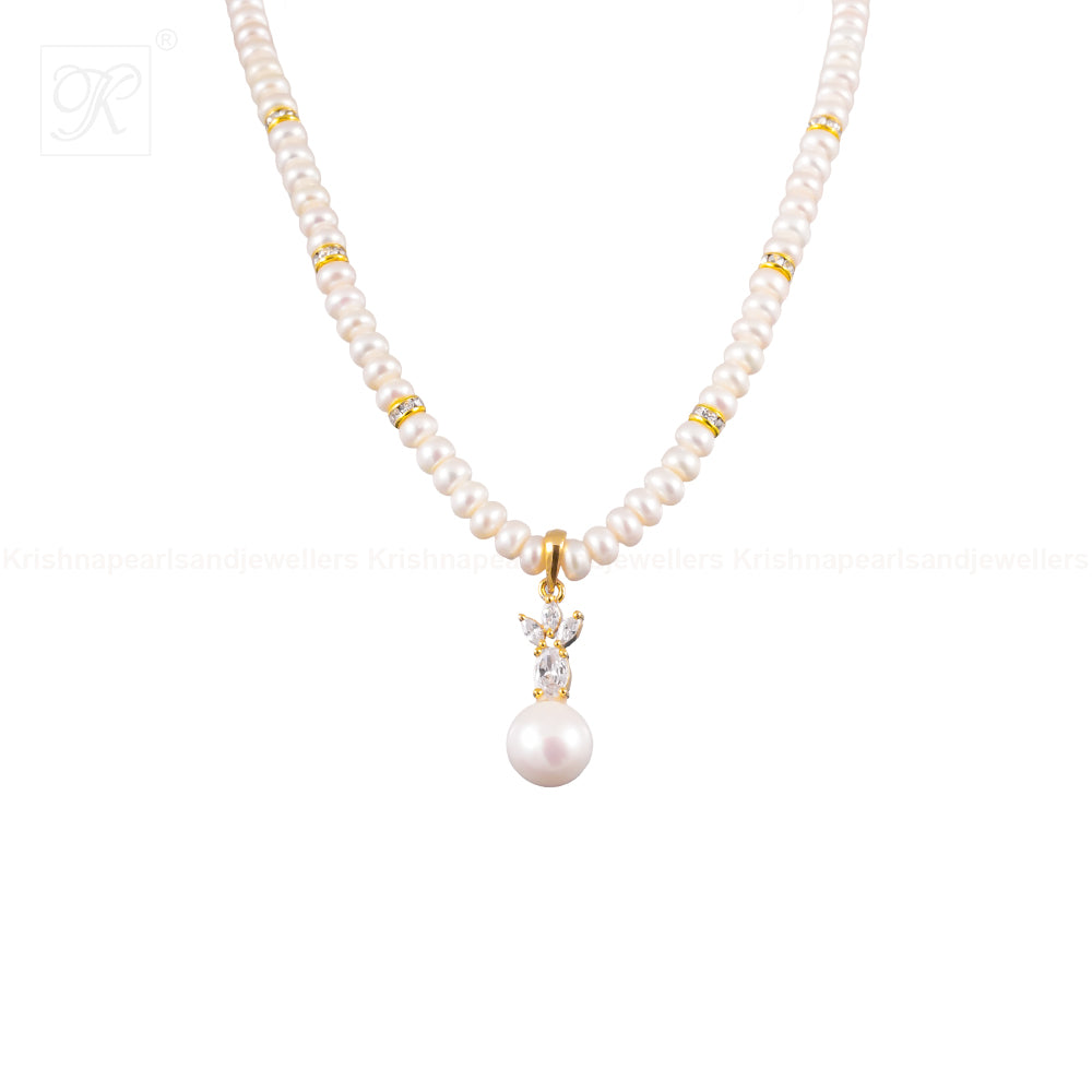 Graceful Elegance Pearl Jewelry Set | Krishna Pearls and Jewellers
