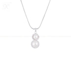 Mocha Glow Pearl Set –BROWN Pearls with CZ | Krishna Pearls and Jewellers