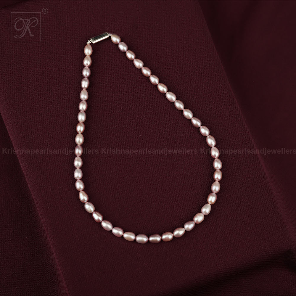 Rosé Glow Pink Pearl String Freshwater Pearl | Krishna Pearls and Jewellers