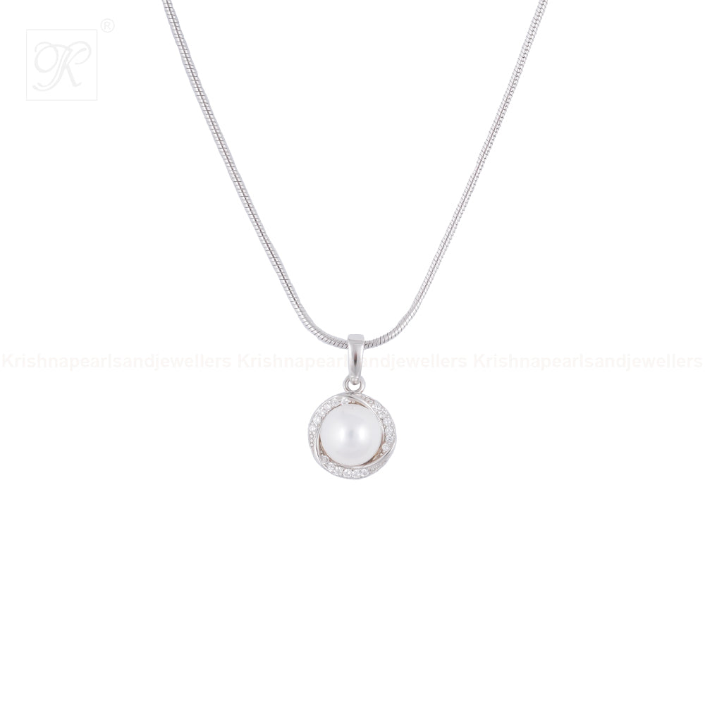 Timeless Halo Pearl Set Freshwater Pearl | Krishna Pearls and Jewellers