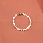 Timeless Elegance – White Pearl Bracelet | Krishna Pearls and Jewellers