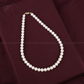 Lustrous White Round Pearl String – Premium — view 1 — pearl jewellery — Krishna Pearls Hyderabad