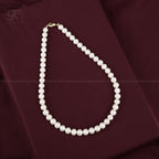 Lustrous White Round Pearl String – Premium | Krishna Pearls and Jewellers