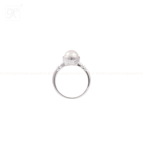 Classic Radiance: White Pearl Sterling | Krishna Pearls and Jewellers