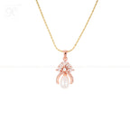 Ivory Drop Sparkle Pendant & Earrings Set | Krishna Pearls and Jewellers