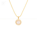 Golden Blossom Pearl Set Freshwater Pearl | Krishna Pearls and Jewellers