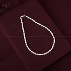 Elegant White Cultured Pearl String – | Krishna Pearls and Jewellers