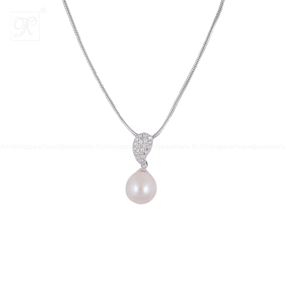 Ivory Grace Teardrop Pearl Set – CZ Paisley | Krishna Pearls and Jewellers