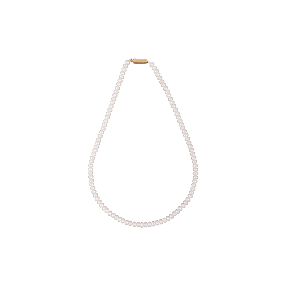 Classic White Round Pearl String – Elegant | Krishna Pearls and Jewellers