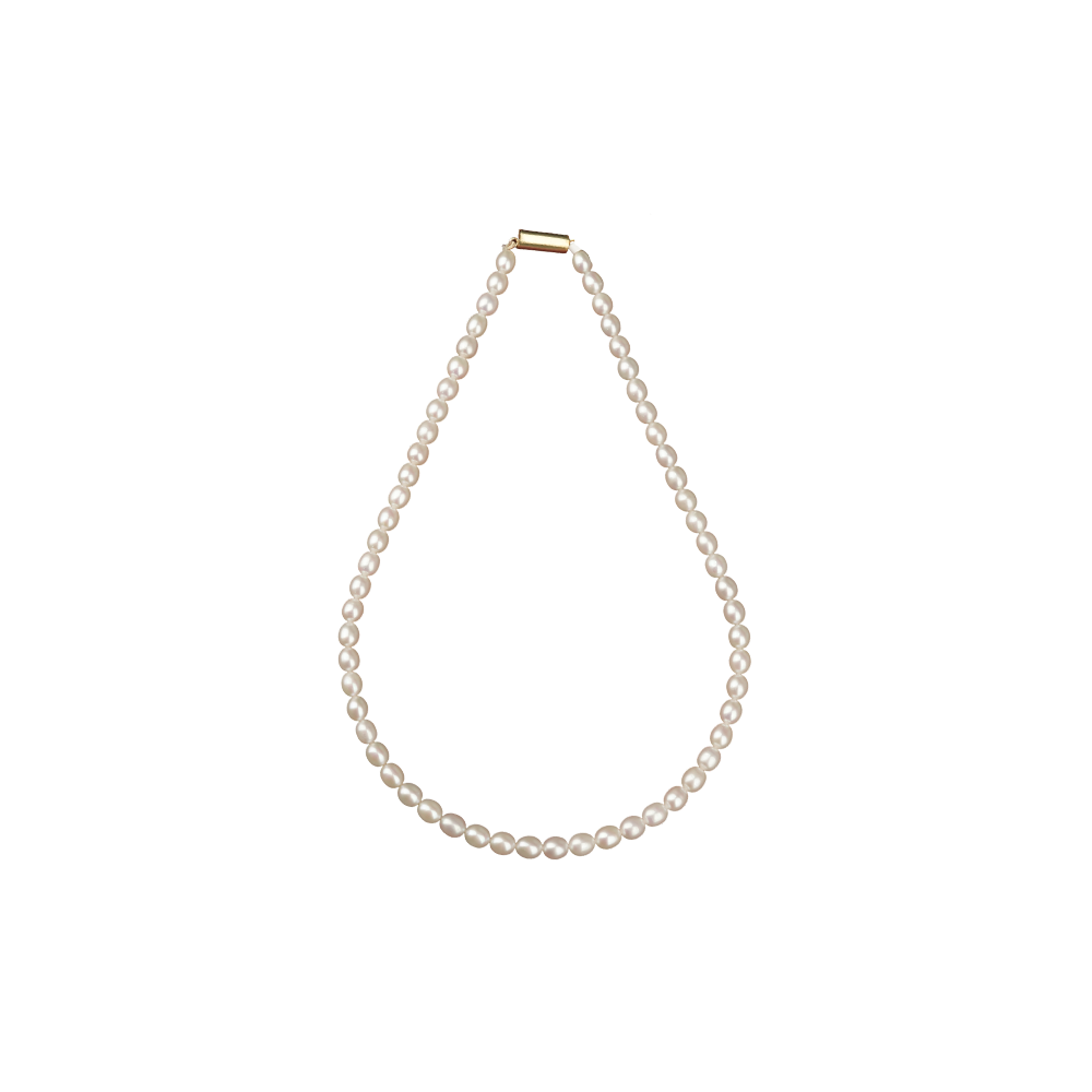 Classic Oval Freshwater Pearl String – Soft | Krishna Pearls and Jewellers