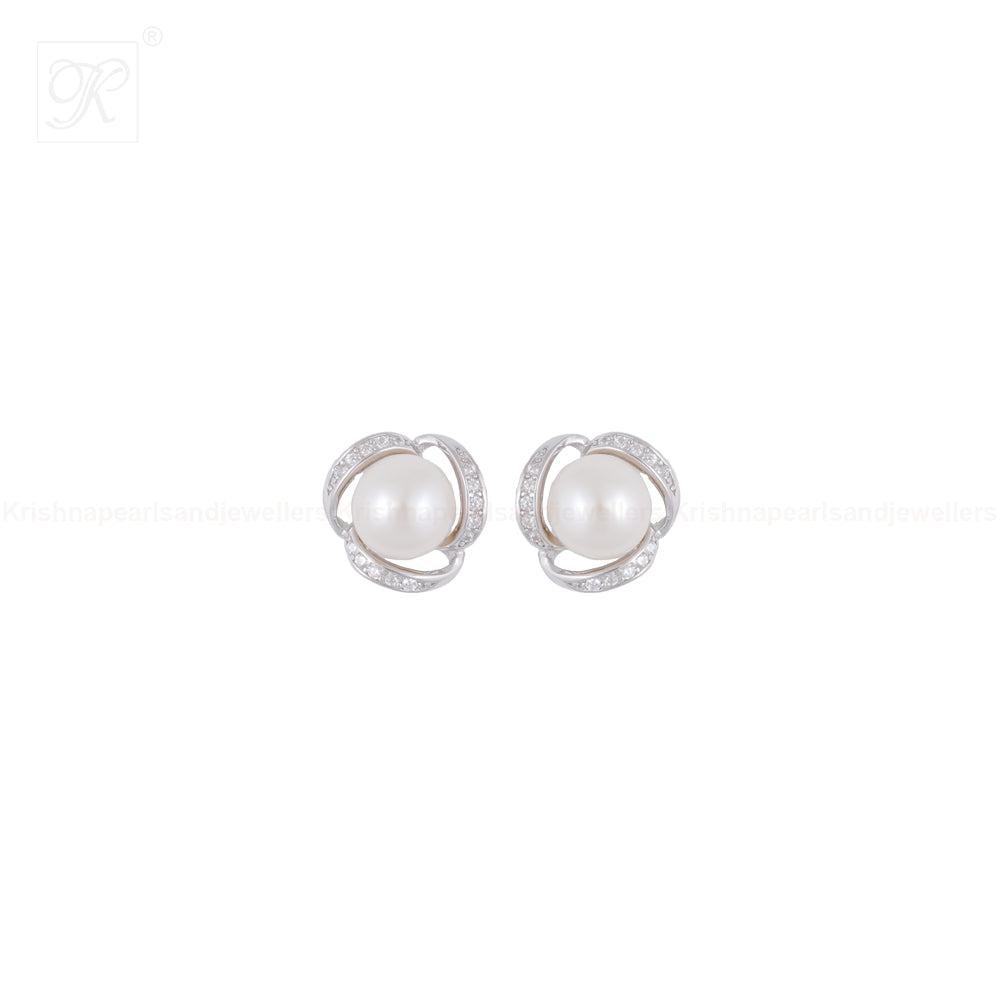 Swirling Radiance Pearl Set Freshwater | Krishna Pearls and Jewellers