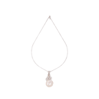 Nature's Glint: Baroque Pearl Pendant with | Krishna Pearls and Jewellers