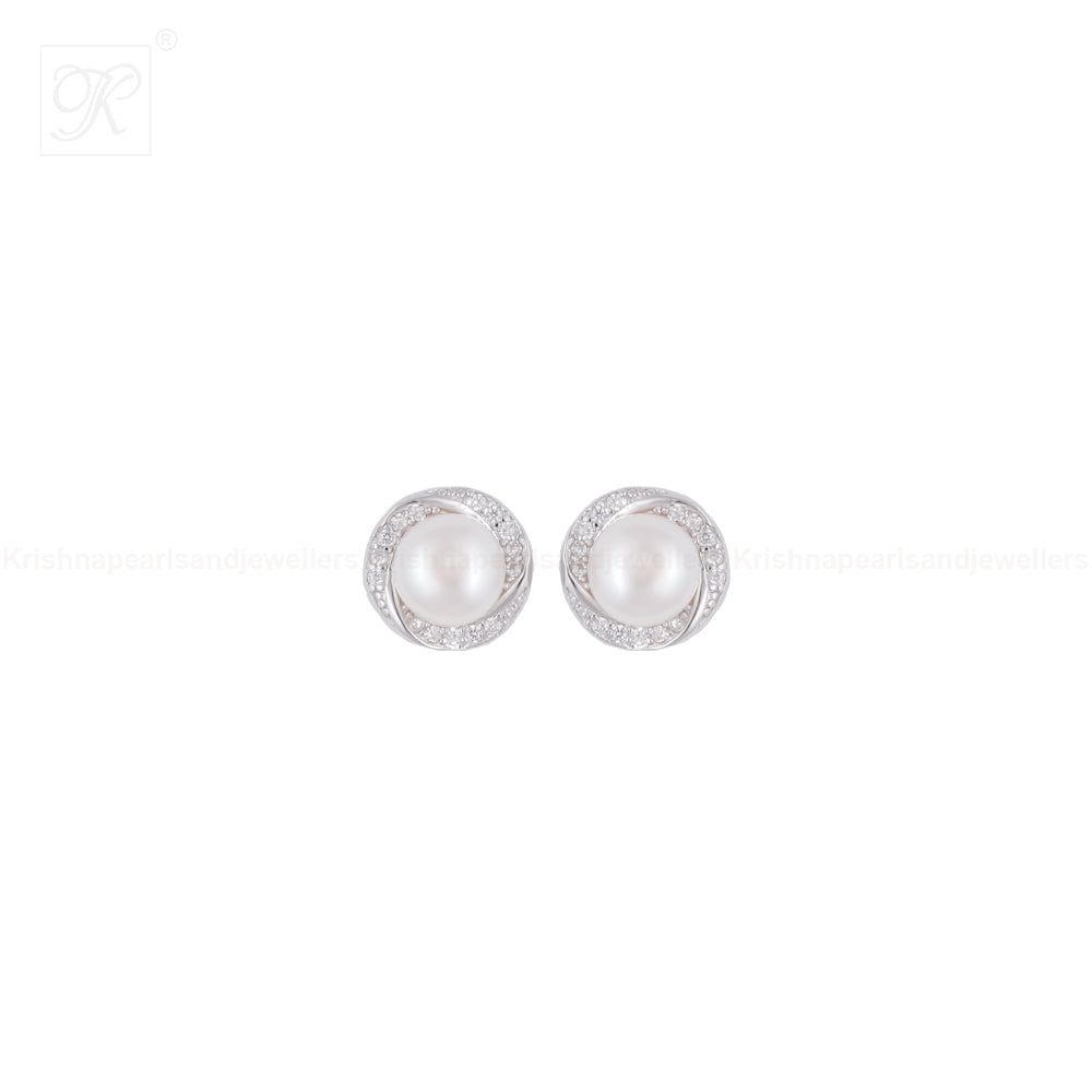 Timeless Halo Pearl Set Freshwater Pearl | Krishna Pearls and Jewellers