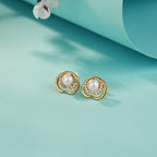 Elegant Pearl Necklace with Gold-Tone Pendant, Pearl Bracelet & Matching Earrings | Premium Pearl Jewellery Combo Set for Women