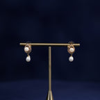 Freshwater Pearl Necklace & Earrings Set for Women