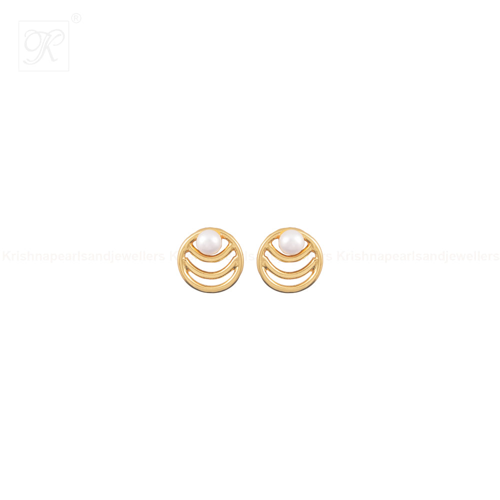 Golden Halo Pearl Necklace Set | Krishna Pearls and Jewellers
