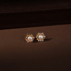 Golden Bloom Pearl Jewelry Set Freshwater | Krishna Pearls and Jewellers