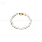 Timeless Elegance – White Pearl Bracelet | Krishna Pearls and Jewellers
