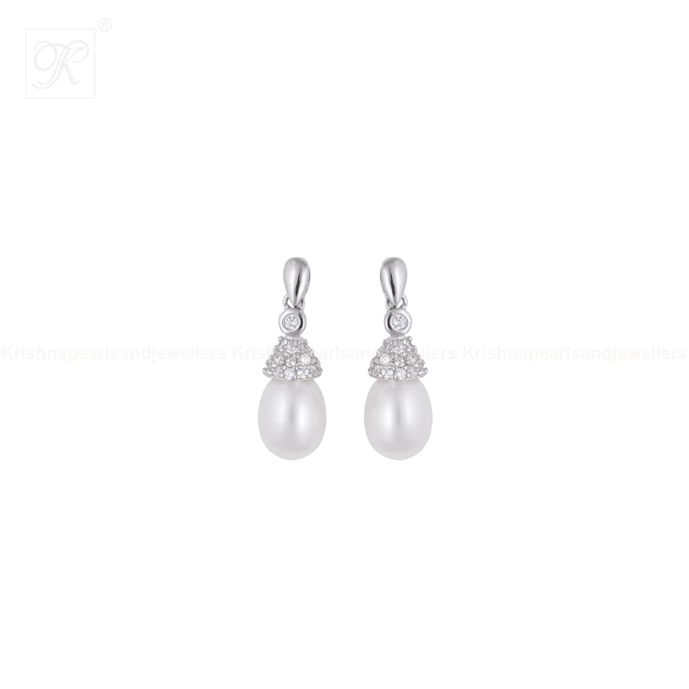 Graceful Drop Pearl Set Freshwater Pearl | Krishna Pearls and Jewellers