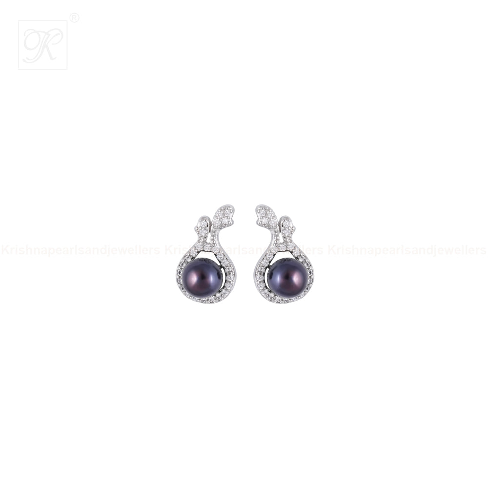 Bronze Radiance Pearl Drop Set Freshwater | Krishna Pearls and Jewellers