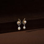 Radiant Pearl Drop Pendant & Earrings Set