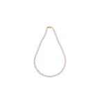 Elegant White Pearl String with Rosé | Krishna Pearls and Jewellers