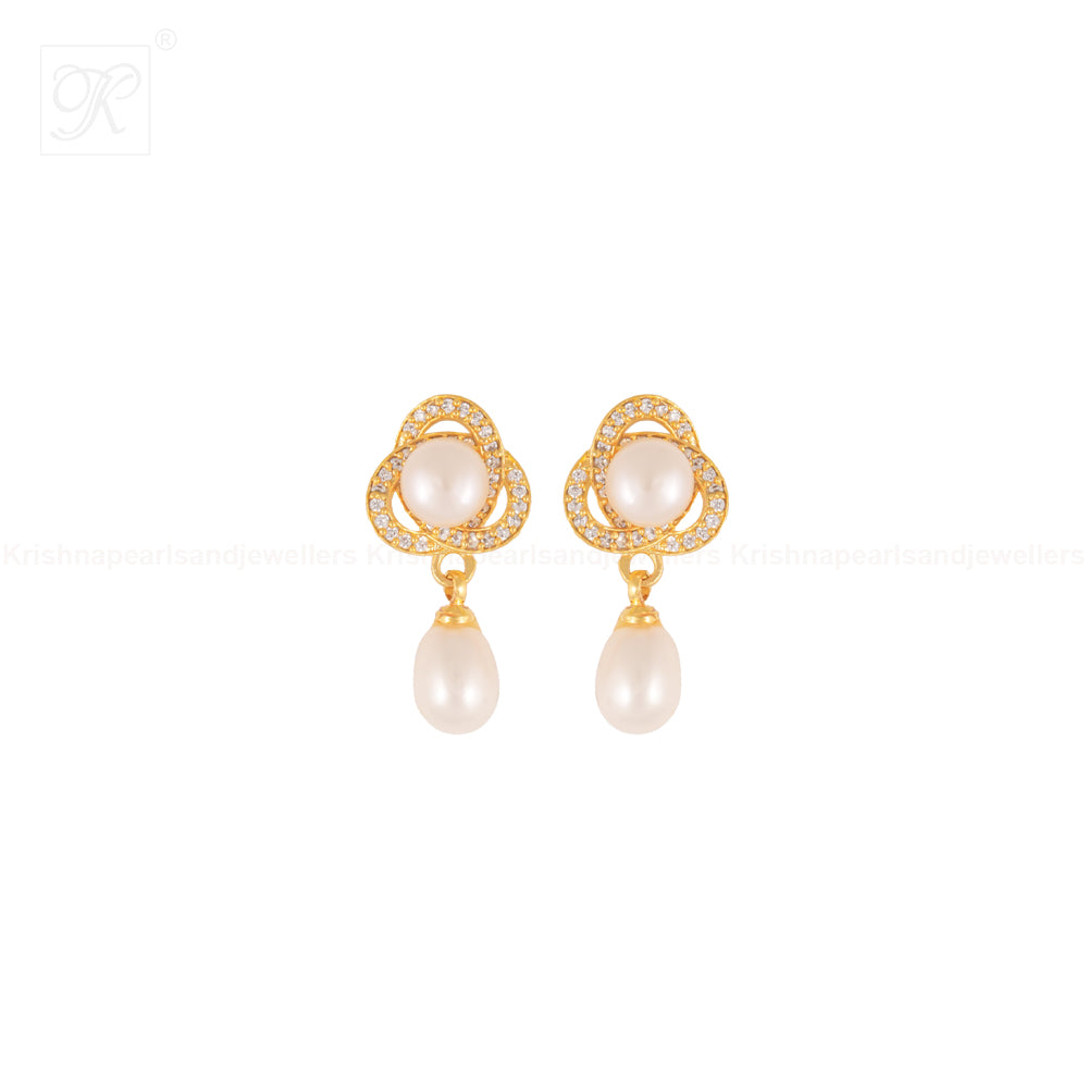 Regal Radiance White Pearl Pendant & | Krishna Pearls and Jewellers