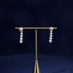 Classic Freshwater Pearl Necklace & Drop Earrings Set