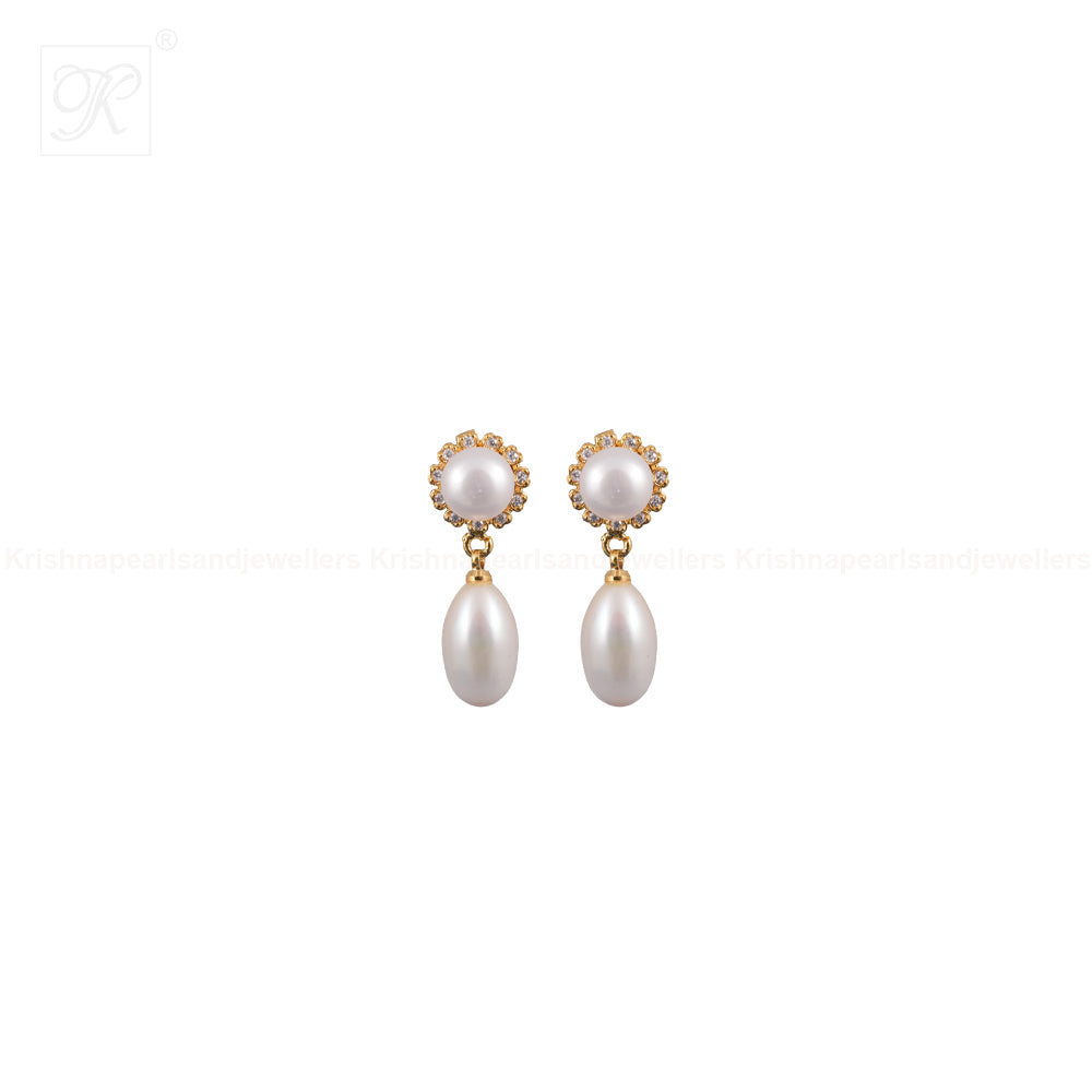 Graceful Elegance Pearl Jewelry Set | Krishna Pearls and Jewellers