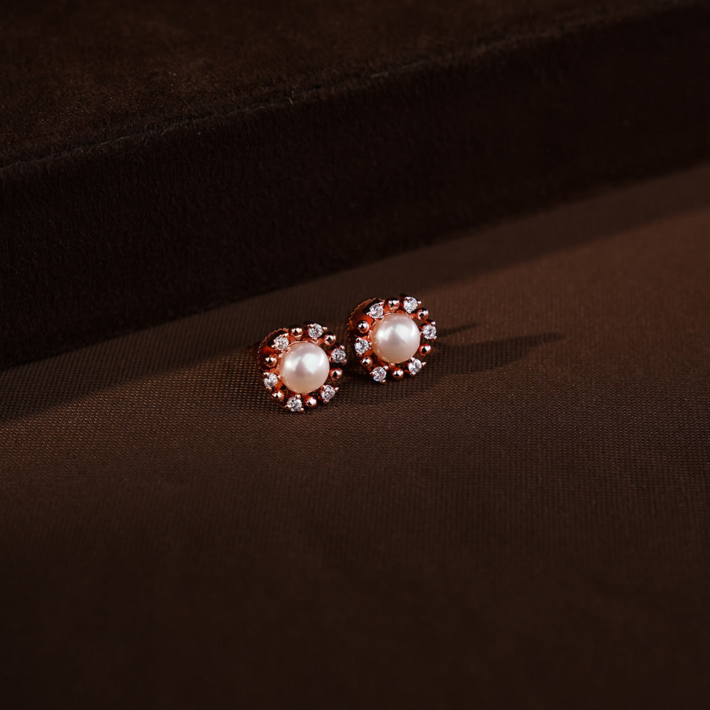 Golden Radiance Pearl Set Freshwater Pearl | Krishna Pearls and Jewellers