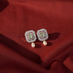 Triple Strand Freshwater Pearl Necklace & Earrings Set