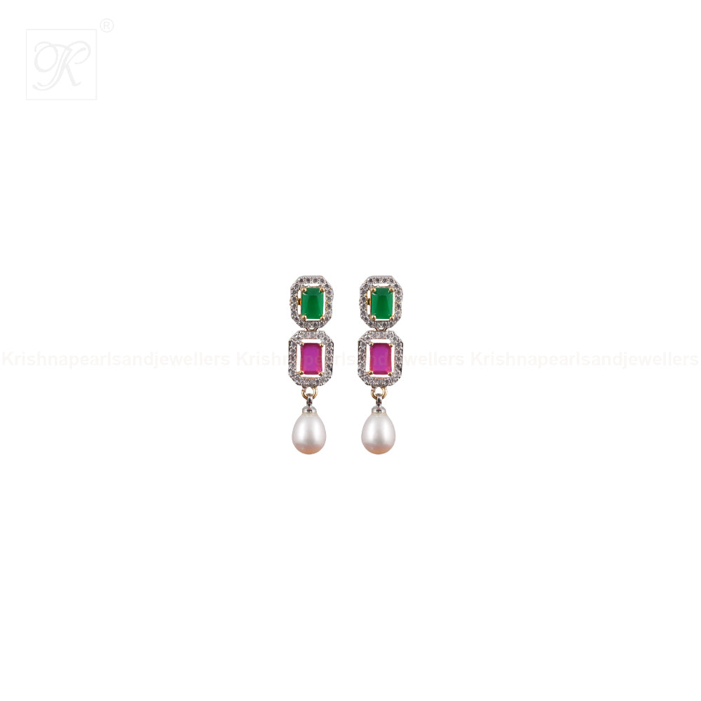 Golden Glamour Pearl Choker Set Freshwater | Krishna Pearls and Jewellers