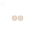 Golden Floral Glow Pendant & Earrings Set | Krishna Pearls and Jewellers