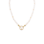 Classic Pearl Elegance String with Gold | Krishna Pearls and Jewellers