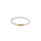 Golden Link: White Pearl Bracelet with | Krishna Pearls and Jewellers