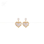 Golden Heart of Pearl Set Freshwater Pearl | Krishna Pearls and Jewellers