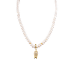 Golden Drop Pearl String Freshwater Pearl | Krishna Pearls and Jewellers